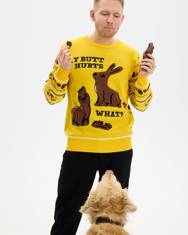 Pull lapin de Pâques - Style homme