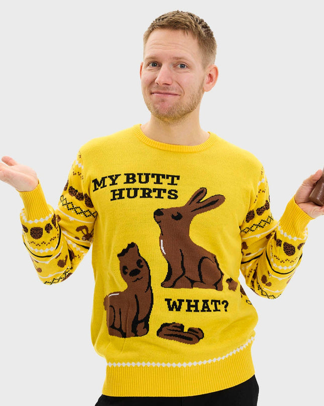 Pull lapin de Pâques - Style homme