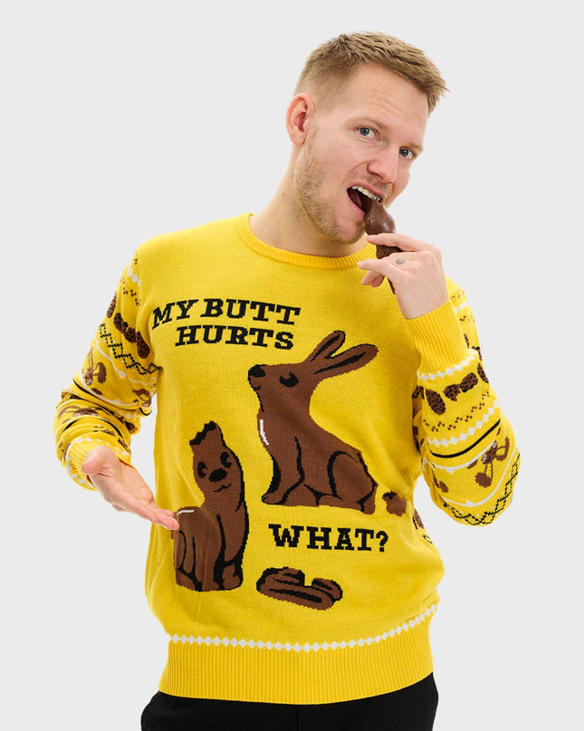 Pull lapin de Pâques - Style homme