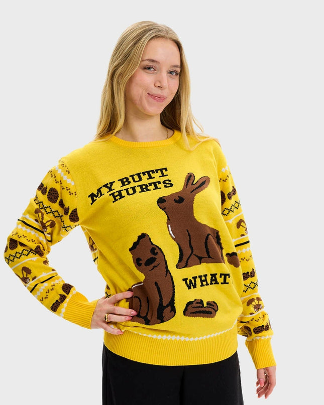 Pull lapin de Pâques - Style femme