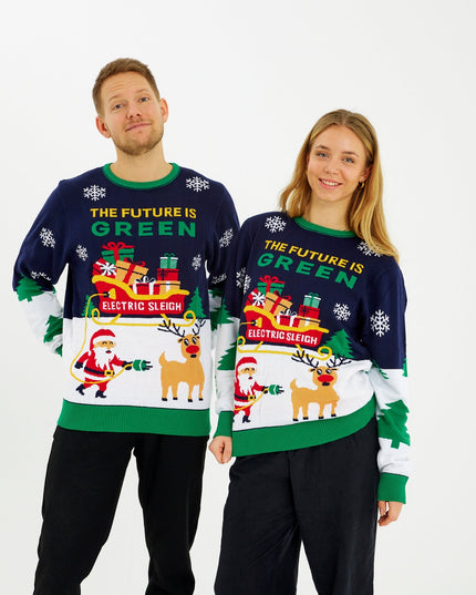Le pull de Noël électrique pour homme, symbole de l'esprit des fêtes