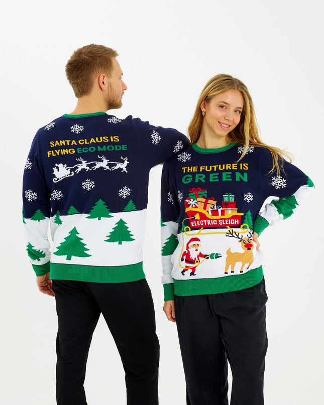 Le pull de Noël électrique pour homme, symbole de l'esprit des fêtes