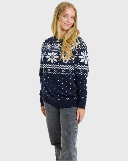 Pull de Noël en mérinos pour femme, pour rester bien au chaud pendant les fêtes