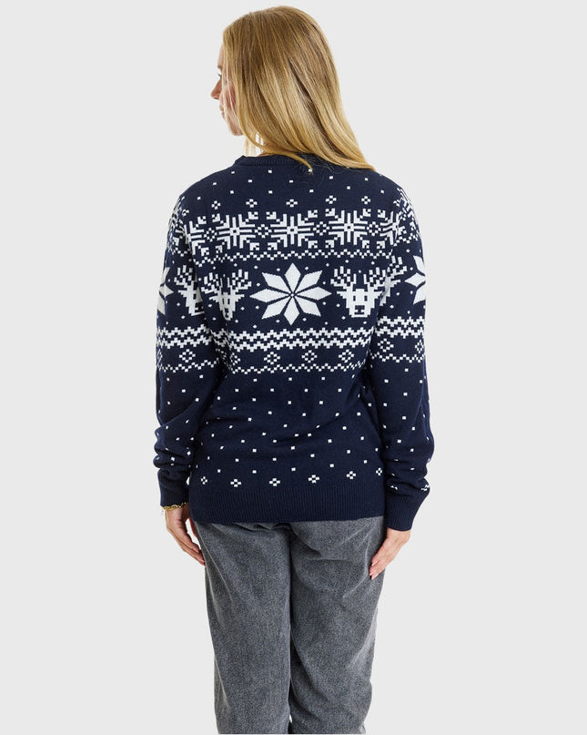Pull de Noël en mérinos pour femme, pour rester bien au chaud pendant les fêtes