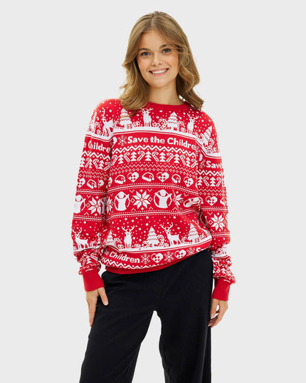 Pull de Noël pour femmes de Save the Children