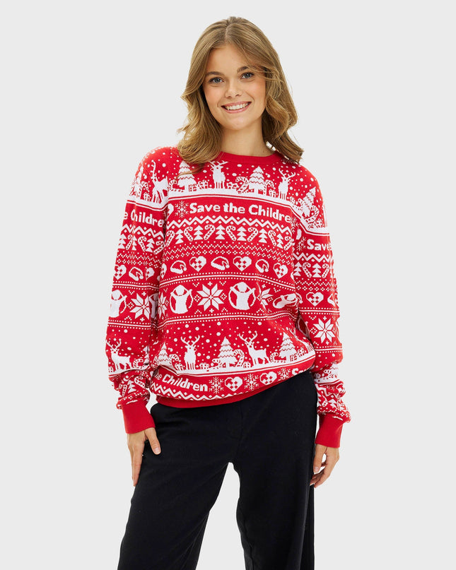 Pull de Noël pour femmes de Save the Children
