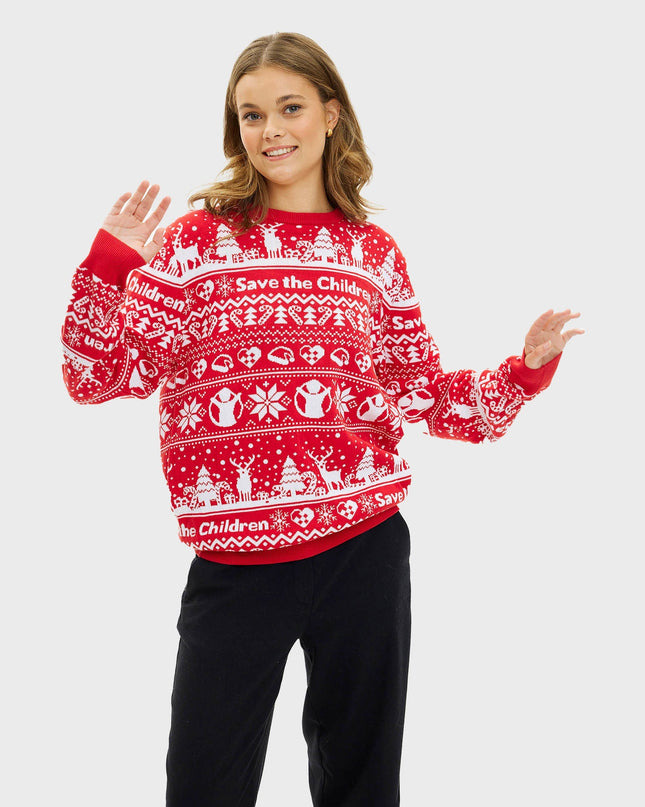 Pull de Noël pour femmes de Save the Children