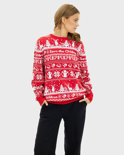 Pull de Noël pour femmes de Save the Children