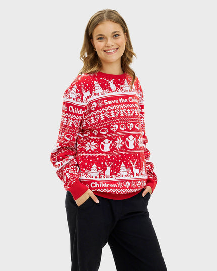 Pull de Noël pour femmes de Save the Children