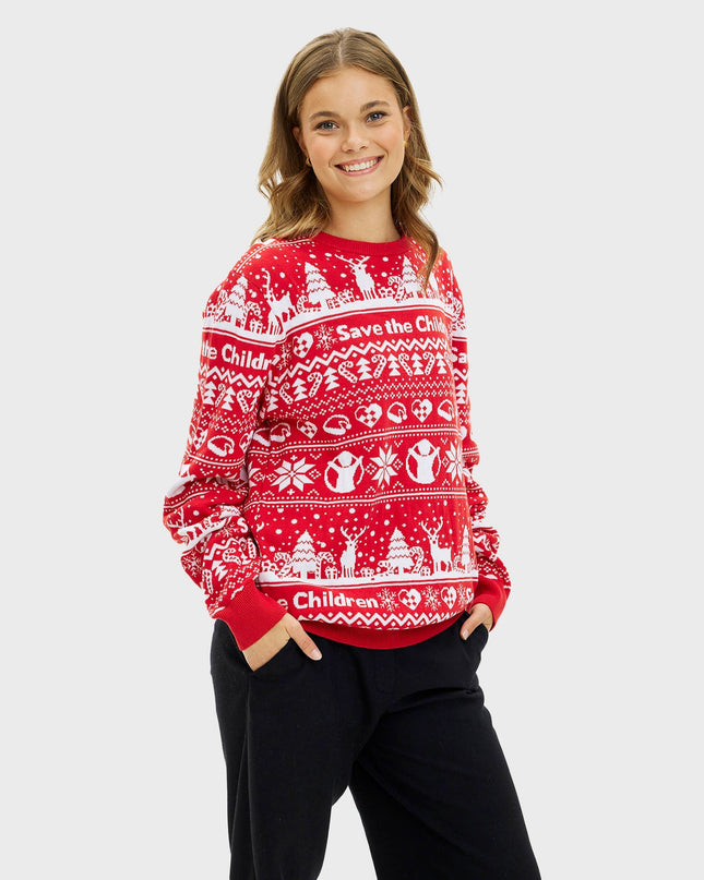 Pull de Noël pour femmes de Save the Children