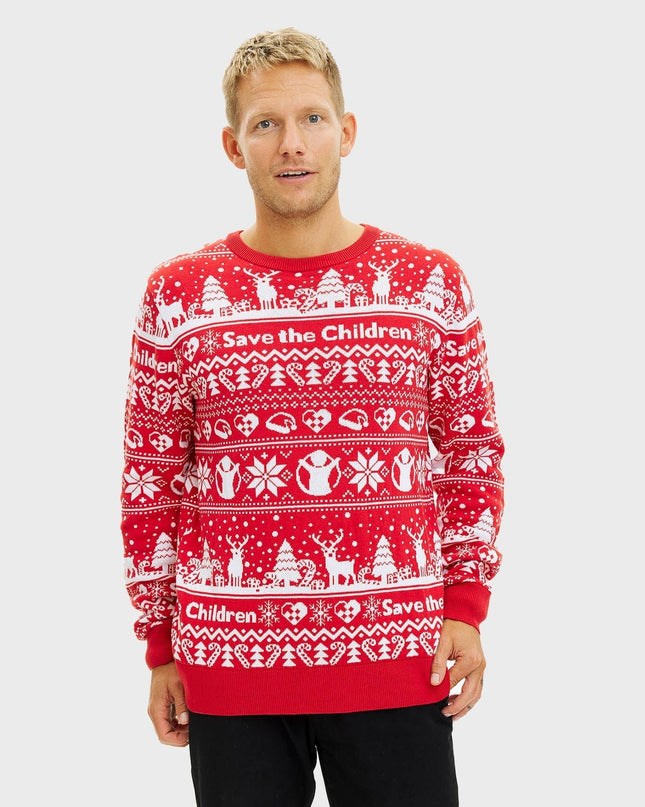 Pull de Noël pour homme Save the Children
