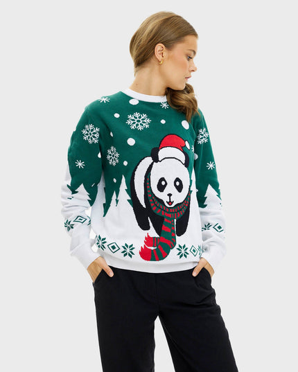 Pandaens Pull de Noël pour femme