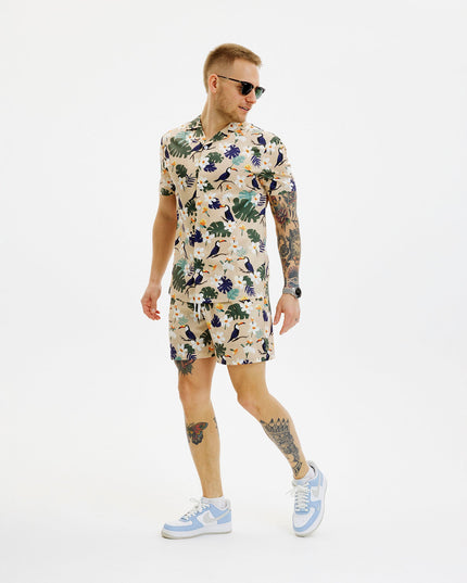 Ensemble de détente d'été hawaïen