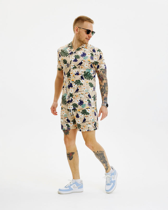 Ensemble de détente d'été hawaïen