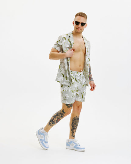 Ensemble de salon d'été floral