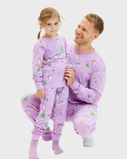 Pyjamas de Noël licorne pour enfants