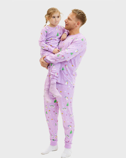 Pyjamas de Noël licorne pour enfants