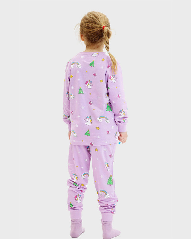 Pyjamas de Noël licorne pour enfants