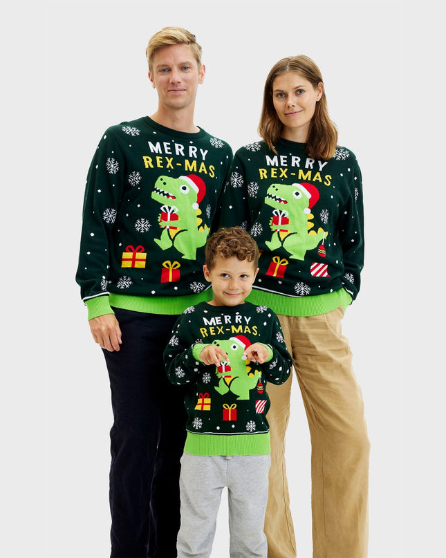 Pull de Noël dinosaure mignon - Homme
