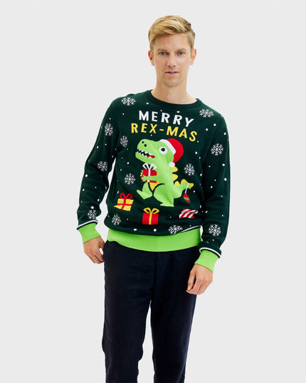 Pull de Noël dinosaure mignon - Homme