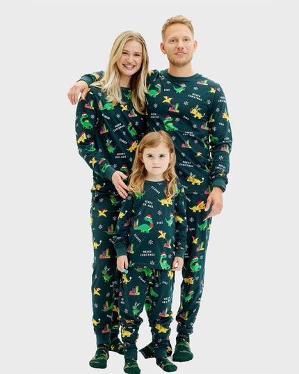 Pyjamas de Noël Dino pour femmes - Collection Famille