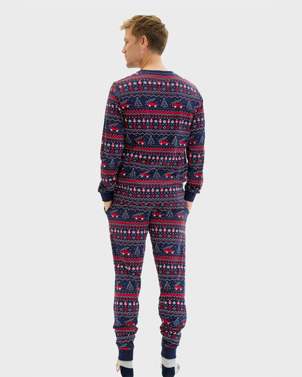 Pyjamas de Noël pour hommes - Retour à la maison pour les fêtes