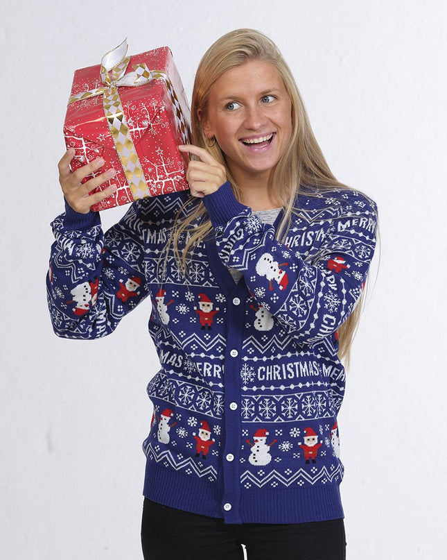 Lively Christmas Cardigan - Unisex Holiday Fashion