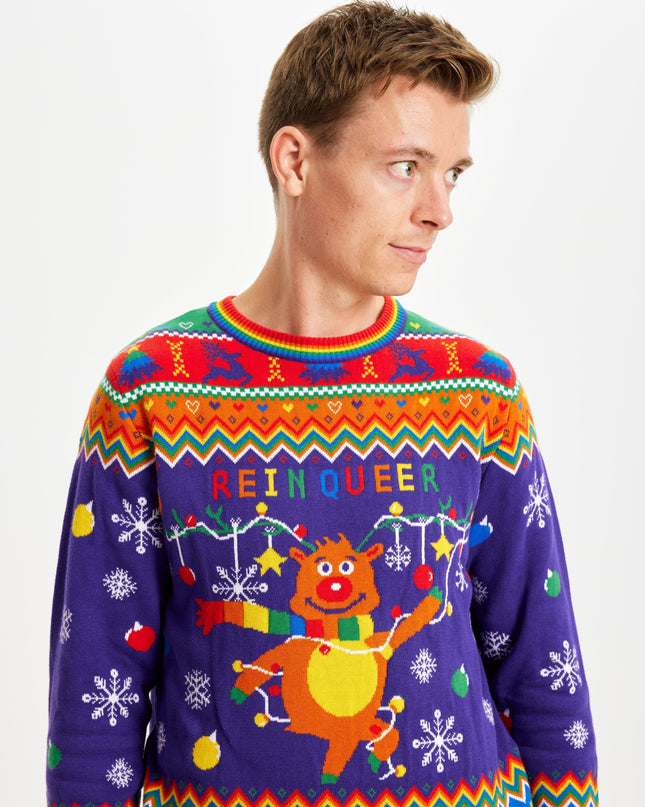 Pull de Noël Reinqueer - Homme