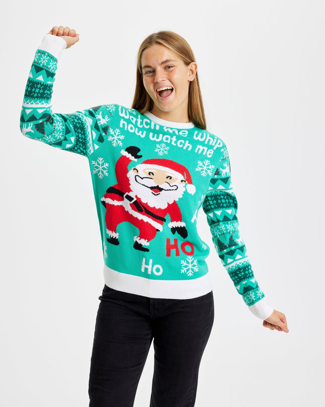 Pull de Noël « Regarde-moi fouetter » pour femme - Choix populaire