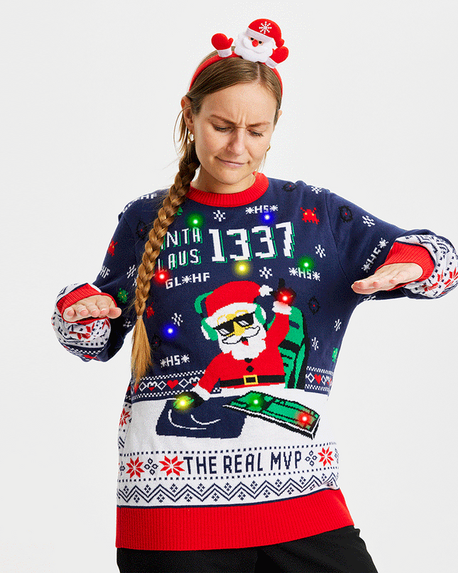 Pull de Noël pour femme The Real MVP