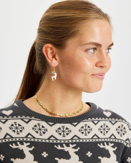 Boucles d'oreilles rennes pour enfants