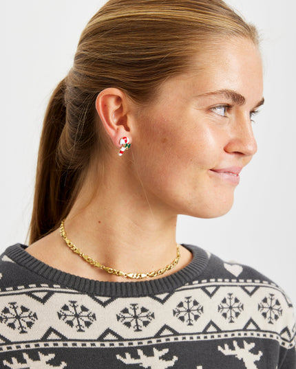 Boucles d'oreilles en forme de canne à sucre pour enfants