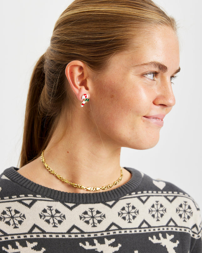 Boucles d'oreilles en forme de canne à sucre pour enfants