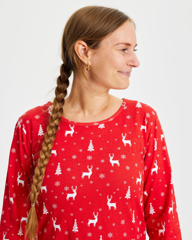 Robe rouge de fête pour enfants