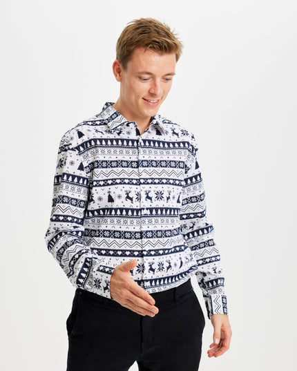 Chemise de Noël modèle hiver pour un style saisonnier