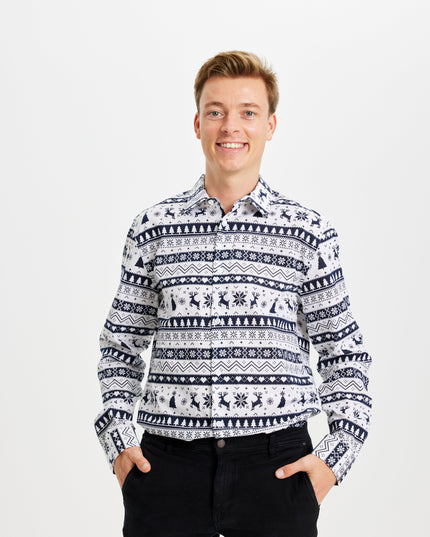 Chemise de Noël modèle hiver pour un style saisonnier