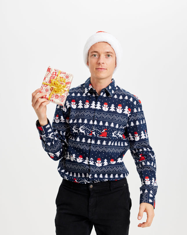 Chemise de Noël élégante pour les fêtes de fin d'année