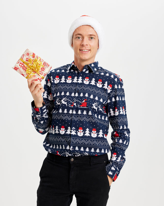 Chemise de Noël élégante pour les fêtes de fin d'année