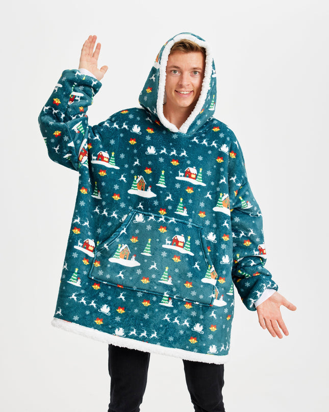 Sweat à capuche vert Dream