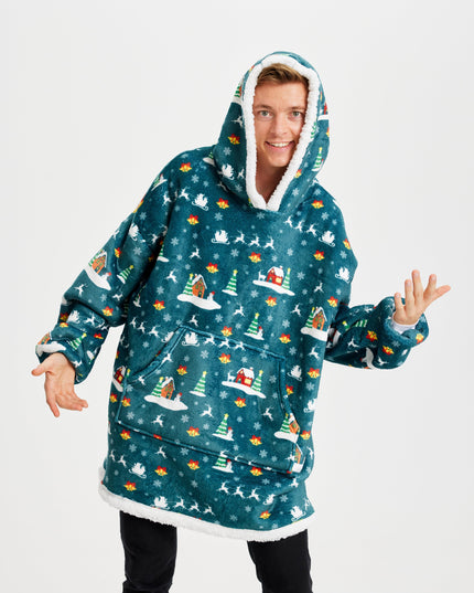 Sweat à capuche vert Dream