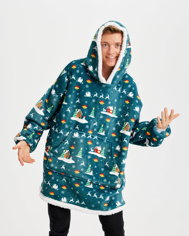 Sweat à capuche vert Dream