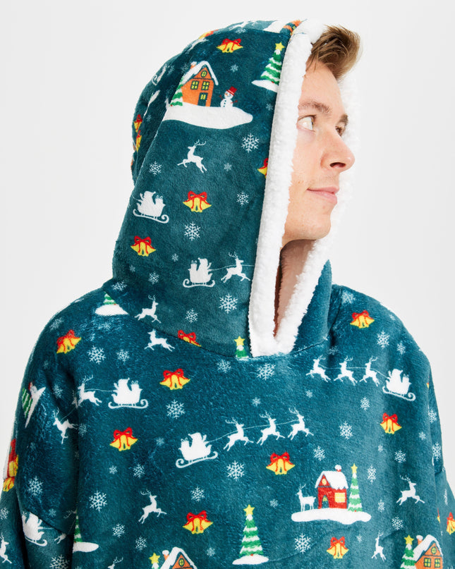 Sweat à capuche vert Dream