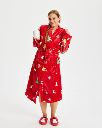 Peignoir rouge
