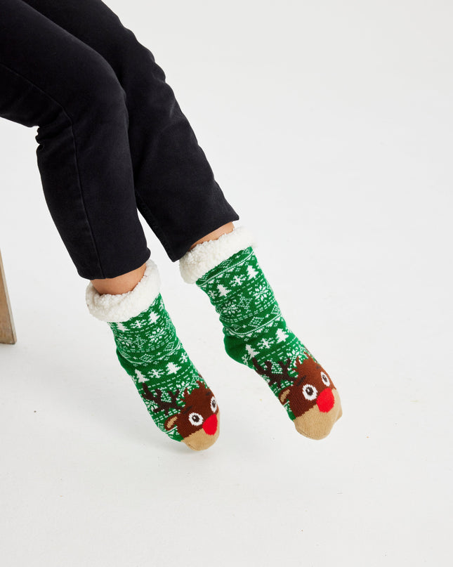 Chaussettes de Noël confortables Ingebouwd 4 - Style festif pour les fêtes