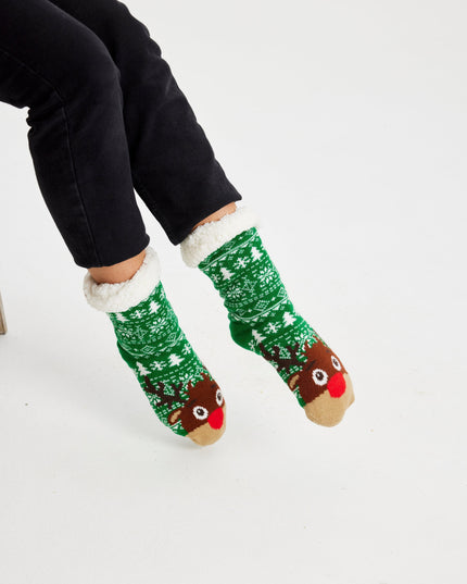 Chaussettes de Noël confortables Ingebouwd 4 - Style festif pour les fêtes