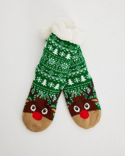 Chaussettes de Noël confortables Ingebouwd 4 - Style festif pour les fêtes