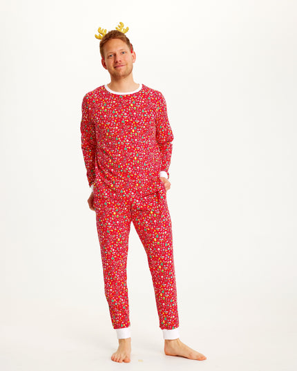 Pyjamas de Noël rouges extravagants pour hommes - Meilleures ventes