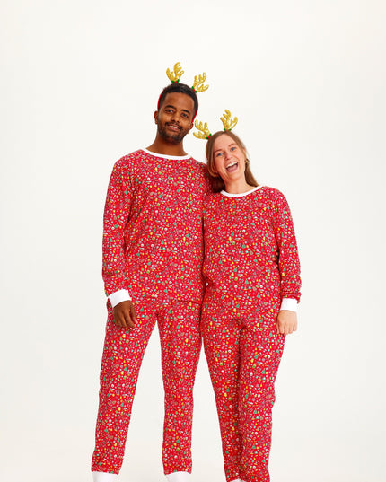 Pyjamas de Noël rouges extravagants pour hommes - Meilleures ventes