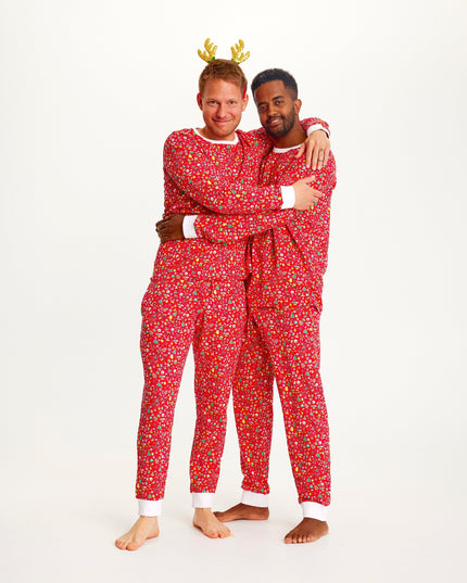 Pyjamas de Noël rouges extravagants pour hommes - Meilleures ventes