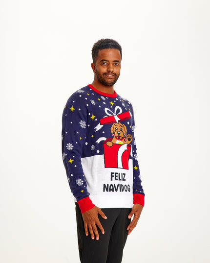 Pull de Noël Feliz Navidog pour homme - Meilleures ventes